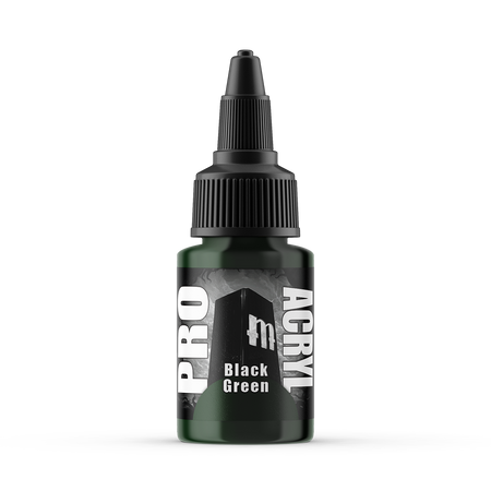 MPA-057 Monument Pro Acryl - Black Green 22ml Monument Pro Acryl Paints Monument Hobbies   