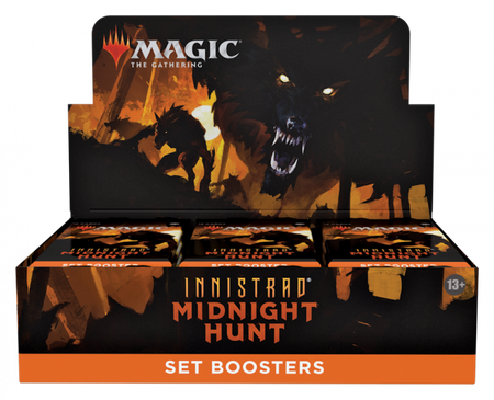 Magic Innistrad - Midnight Hunt Set Booster Box Magic The Gathering Wizards of the Coast   