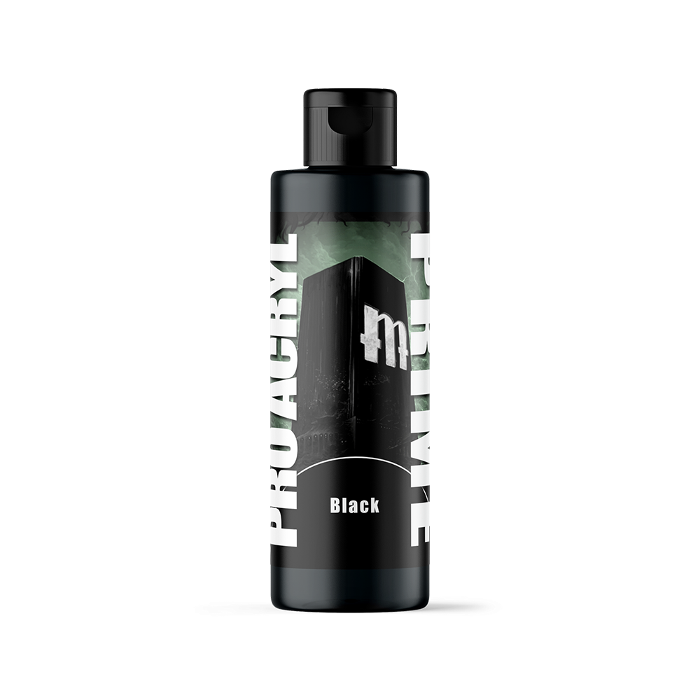 MPAP-002 Monument Pro Acryl Prime - Black 120ml Monument Pro Acryl Paints Monument Hobbies   