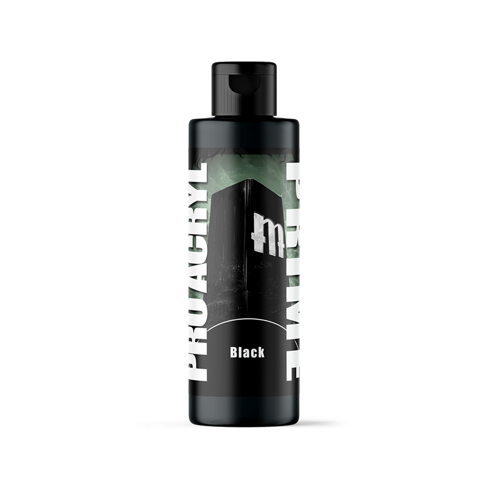 MPAP-002 Monument Pro Acryl Prime - Black 120ml Monument Pro Acryl Paints Monument Hobbies   