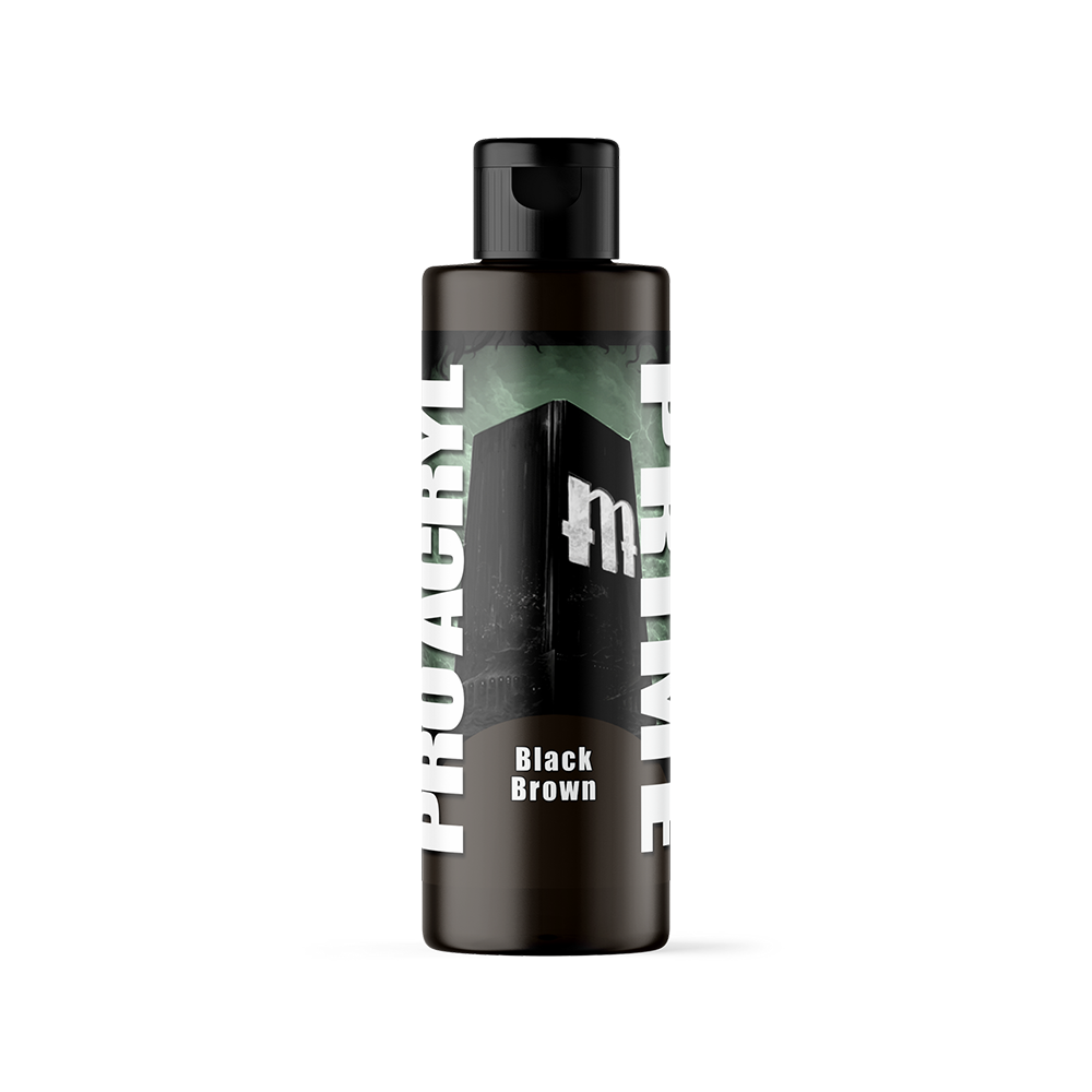 MPAP-011 Monument Pro Acryl Prime - Black Brown 120ml Monument Pro Acryl Paints Monument Hobbies   