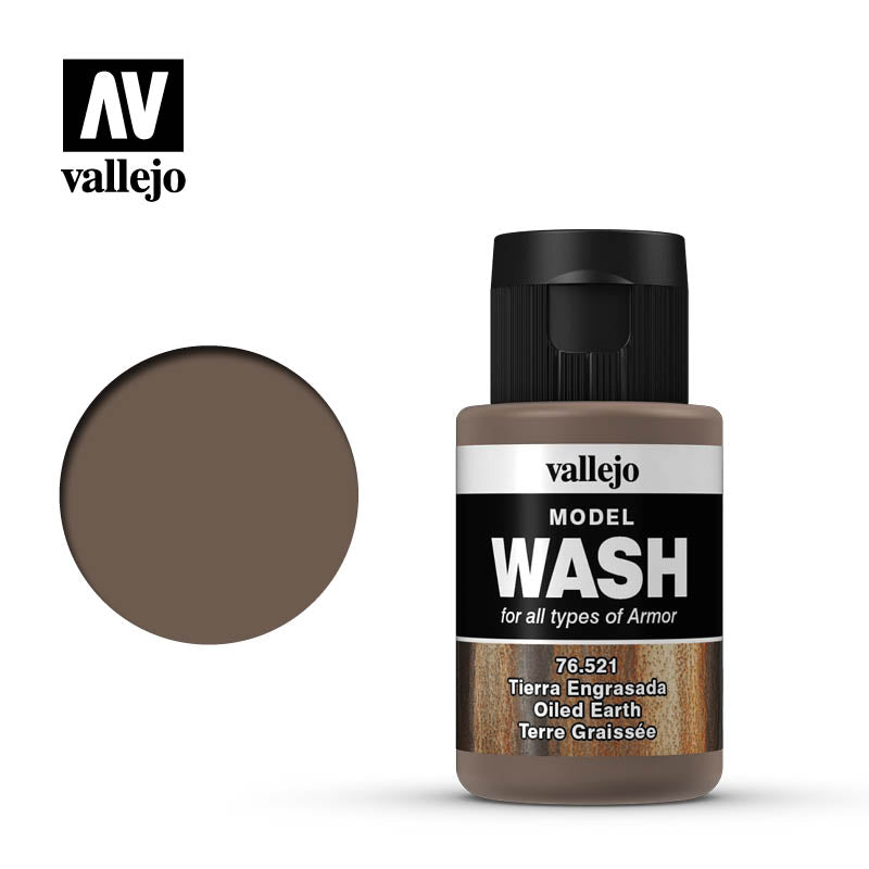 Vallejo Model Wash 76.521 Oiled Earth Vallejo Model Wash Vallejo   